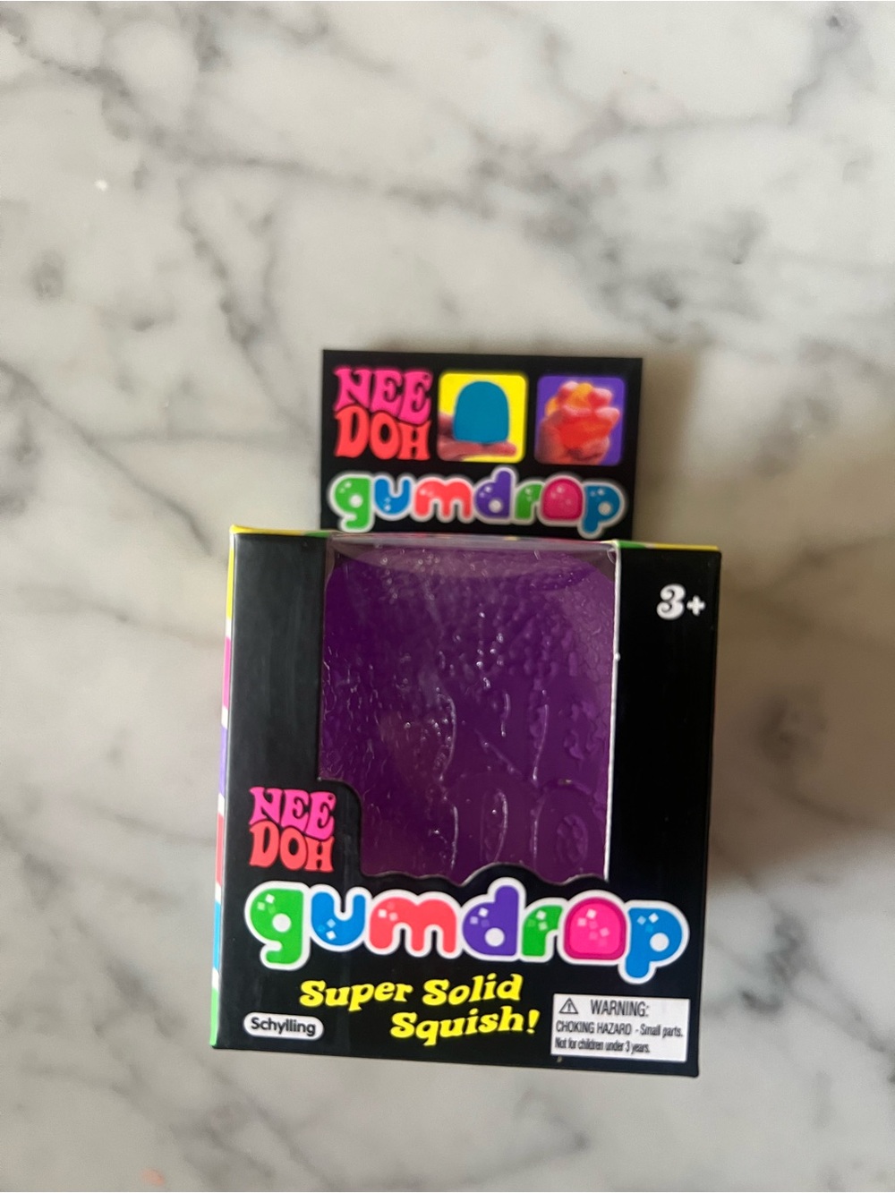 NeeDoh Gumdrop Super Solid Squish! - Purple